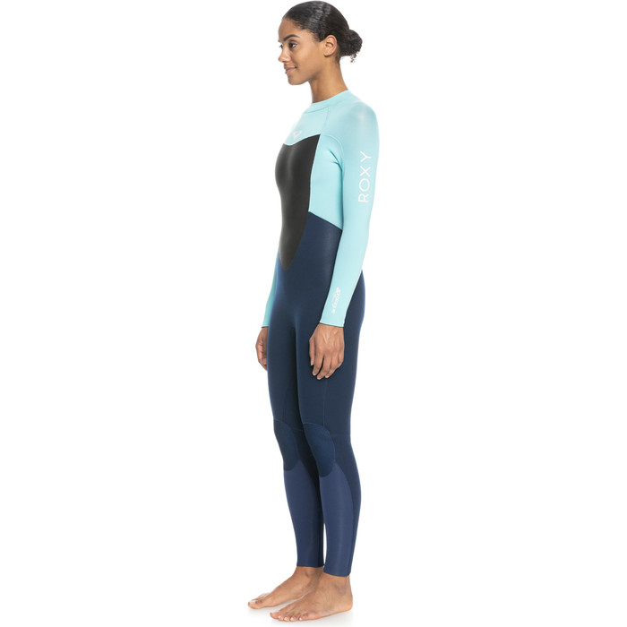 2024 Roxy Womens Prologue 4/3mm Back Zip Wetsuit ERJW103072 - Good Mood